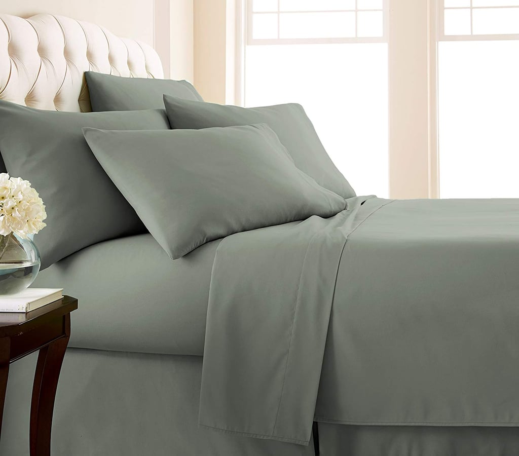 Six Piece Brushed Microfibre Sheet Set