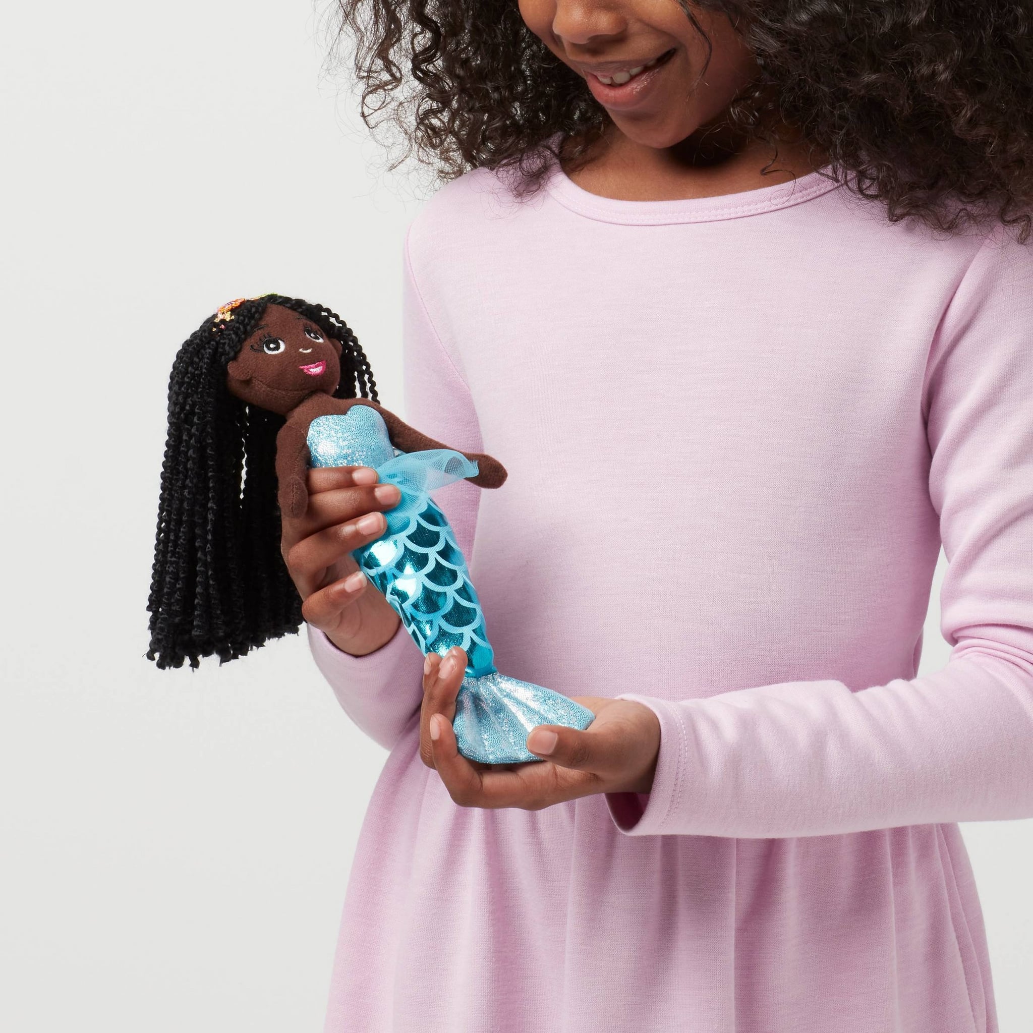 Preschool Kids Finger Puppets Plush Dolls Family Story Children Baby Game DO 