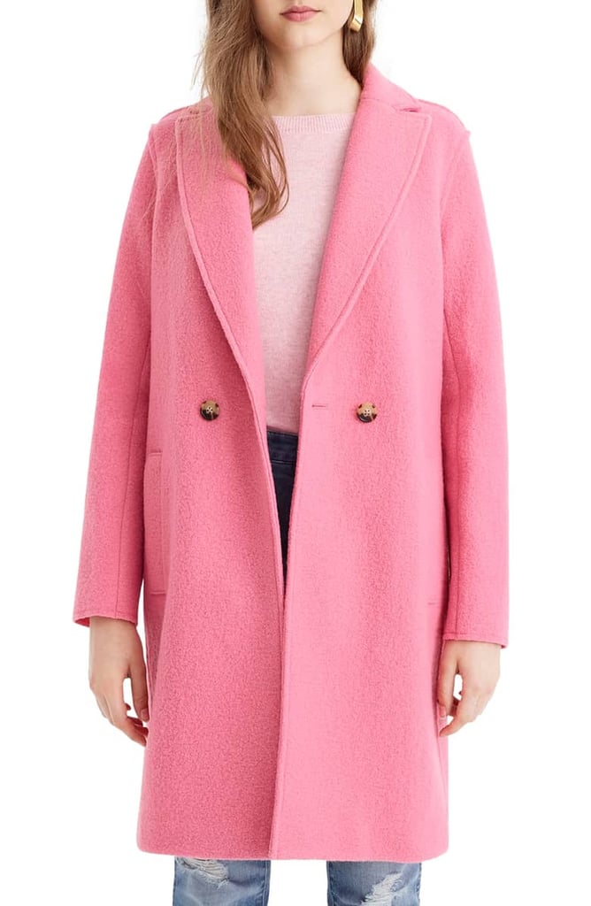 J.Crew Daphne Boiled Wool Topcoat | Best After Christmas Sales 2018 ...