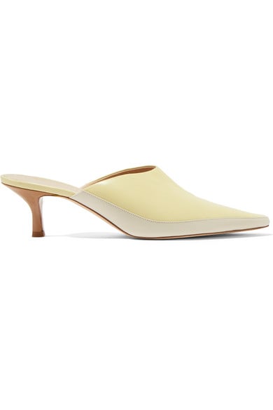 Wandler Bente Two-Tone Leather Mules