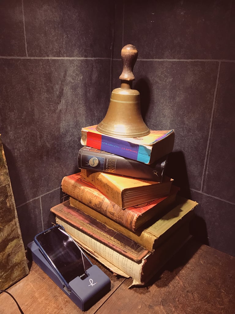 Harry Potter books are provided, naturally, in addition to the entire film series on DVD for free checkout from the lobby. This is a big bonus if you're a fan like me who really only wants to watch Harry Potter all day, every day, especially when you're vacationing in the UK!