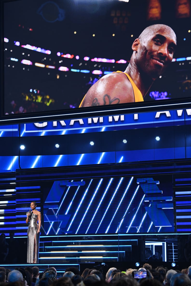 Photos of Alicia Keys and Boyz II Men During Grammys Tribute to Kobe Bryant