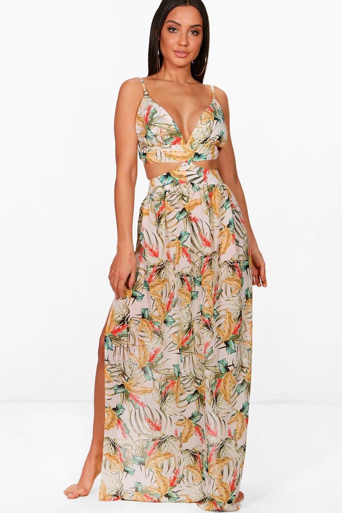 Boohoo Printed Dress Jamie Chung's Camilla Dress at Wedding With