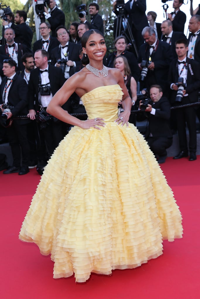 Lori Harvey's Outfit at the Cannes Film Festival Photos