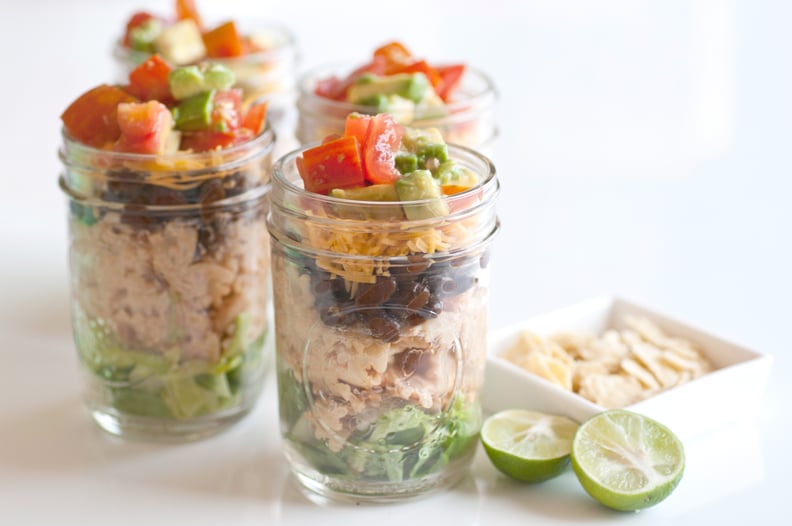 Greek Yogurt Layered Mexican Pasta Salad