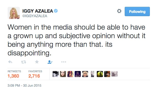 Iggy Azalea's Tweets About Britney Spears
