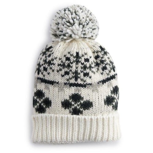 Women's SONOMA Goods for Life™ Fair Isle Pom Beanie