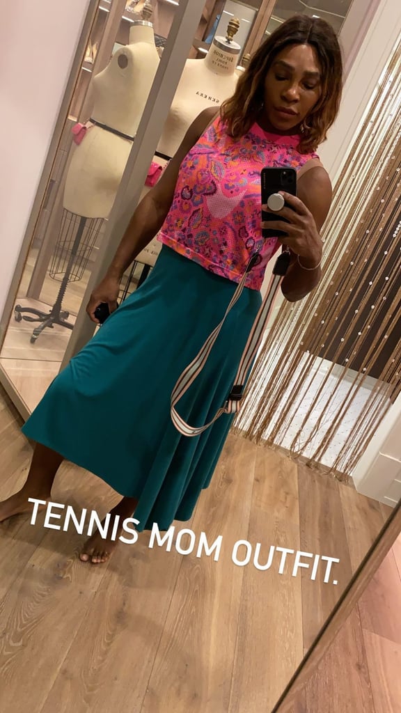 Serena Showed Off Her Casually Elegant "Tennis Mom" Outfit