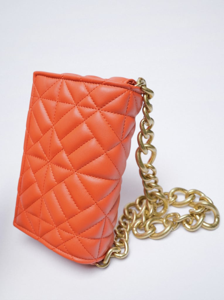Zara Quilted Chain Strap Bag