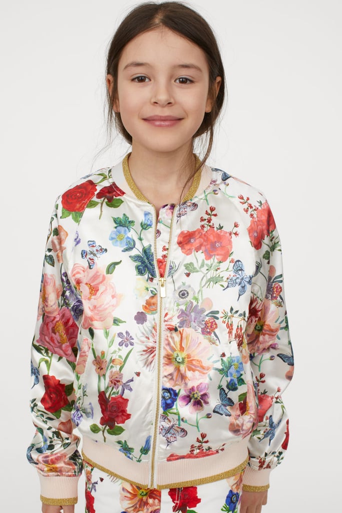 H&M Satin Bomber Jacket