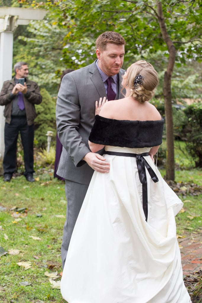This Backyard Wedding Had Charming Rustic Halloween Decor