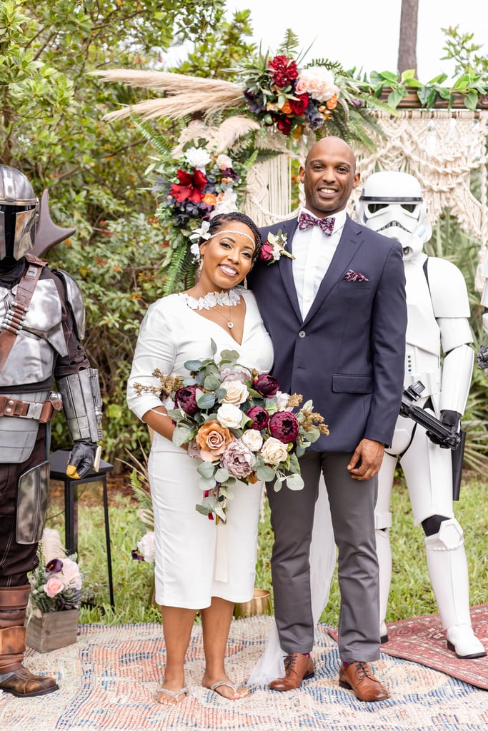 A Backyard Star Wars Mandalorian Wedding