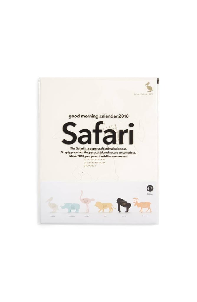 Moma Design Store 2018 3D Safari Calendar