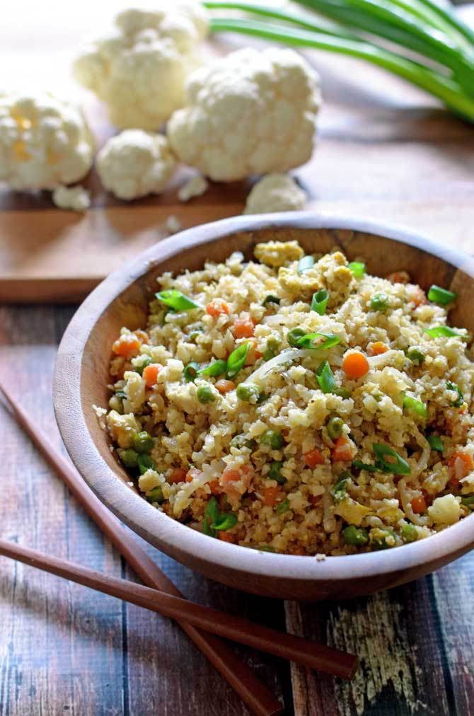 Cauliflower Fried "Rice"