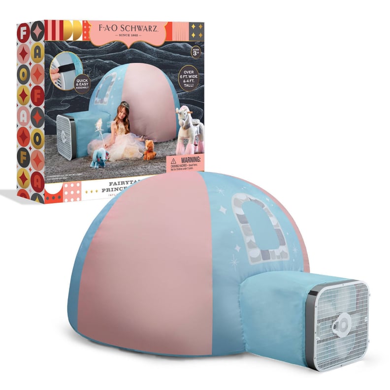 An Inflatable Dome: FAO Schwarz Inflatable Dome Princess Toy Tent