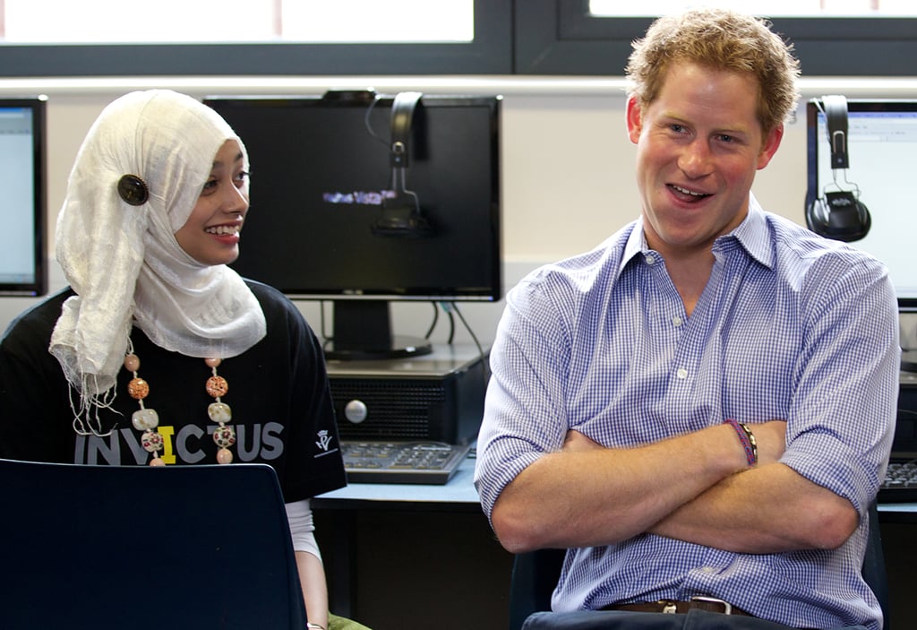 Prince Harry at Bethnal Green Academy July 2014 | Pictures