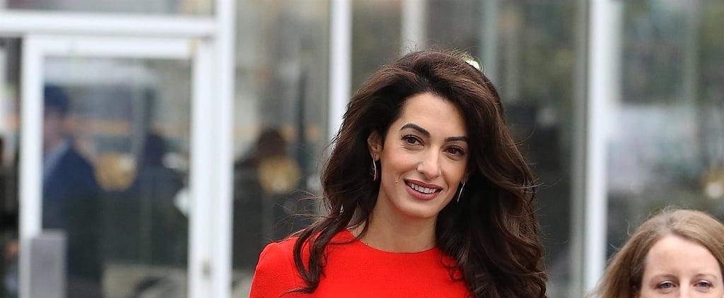 Amal Clooney's Outfit Has Me Singing "Lady in Red" at the Top of My Lungs