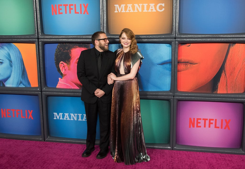 Emma Stone and Jonah Hill at Maniac Premiere 2018