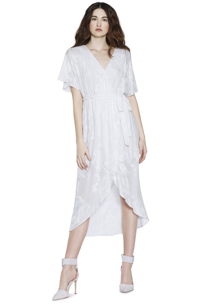Alice + Olivia Clarine Oversized Sleeve Wrap Dress