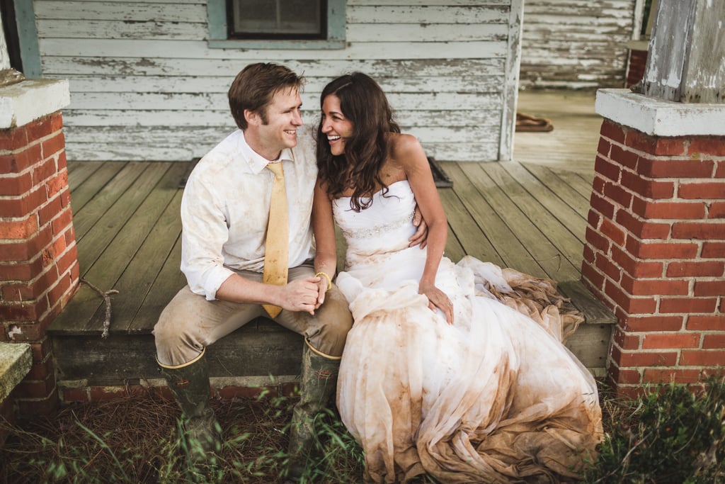 Muddy Trash-the-Dress Shoot