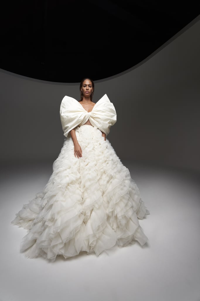 Joan Smalls Models Giambattista Valli's Couture Collection