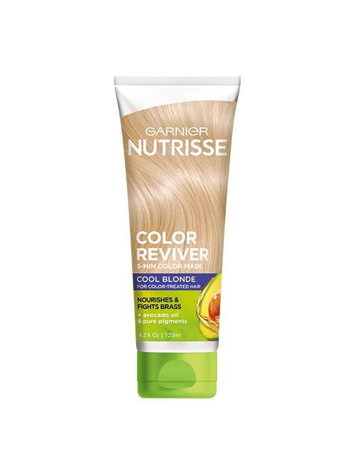 加尼叶Nutrisse 5分钟滋养头发颜色面具——很酷的金发女郎