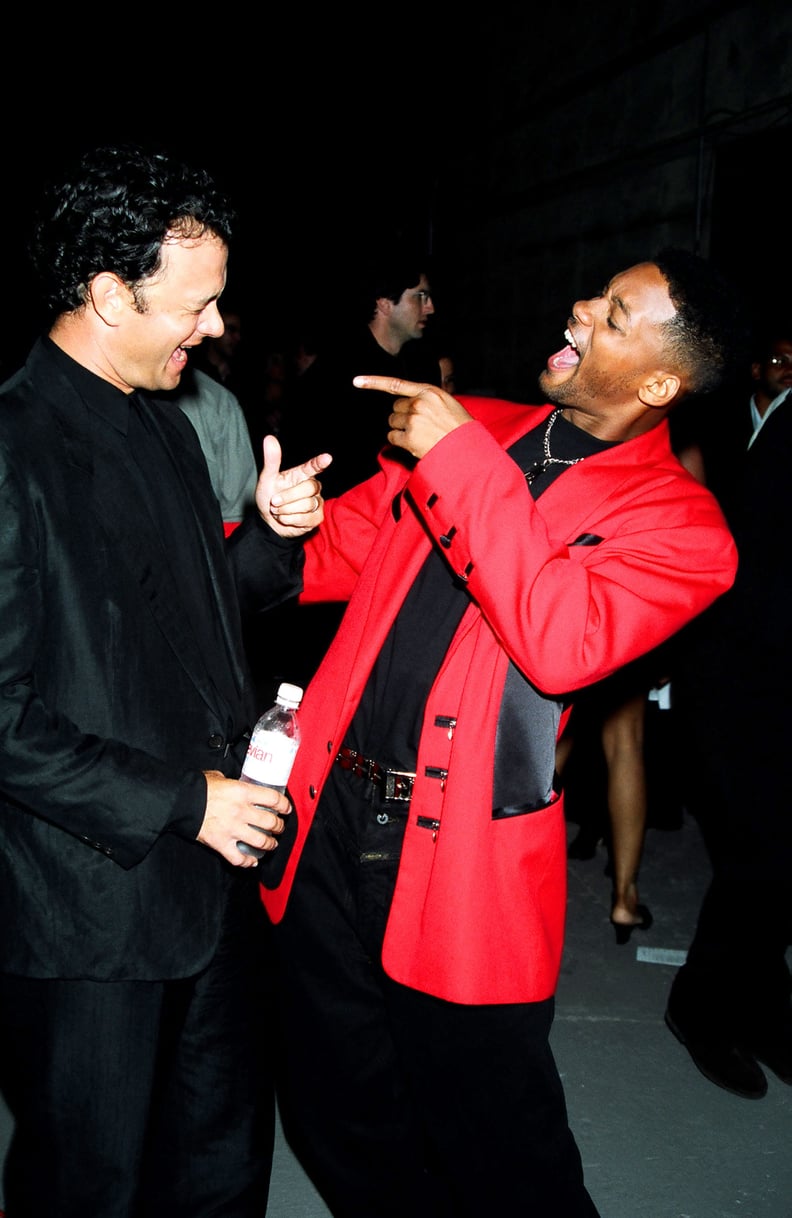 Tom Hanks got chummy with Will Smith.