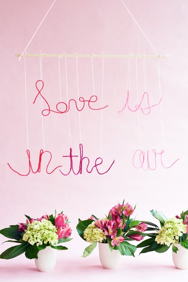 StringWords Hanging Bohemian Wedding DIYs POPSUGAR Smart Living