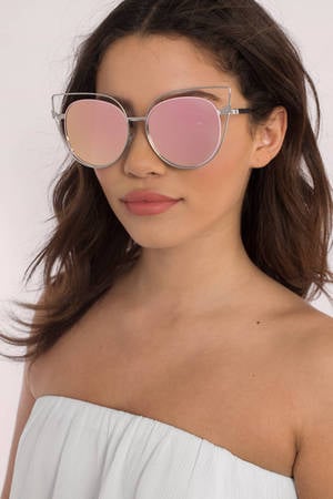 Tobi Set Me Free Metal Wire Sunglasses