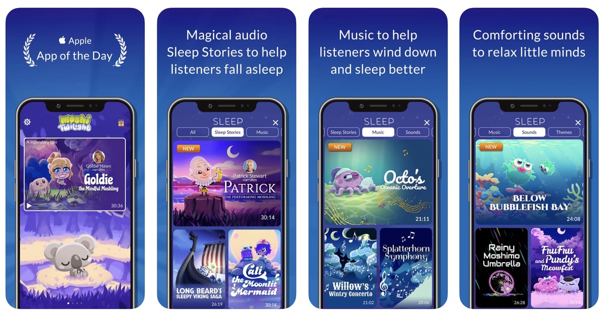 Moshi Sleep and Mindfulness The Best Meditation and Relaxation Apps