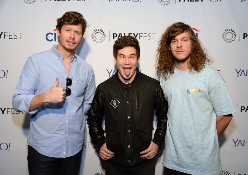 When He Did This Silly Face With His Workaholics Costars