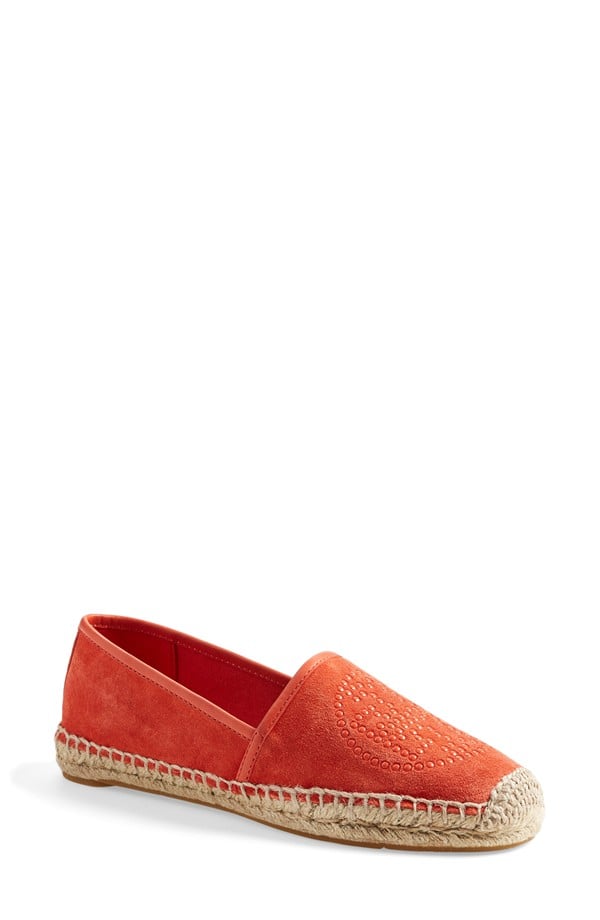 Tory Burch Kirby Suede Logo Espadrille ($195)