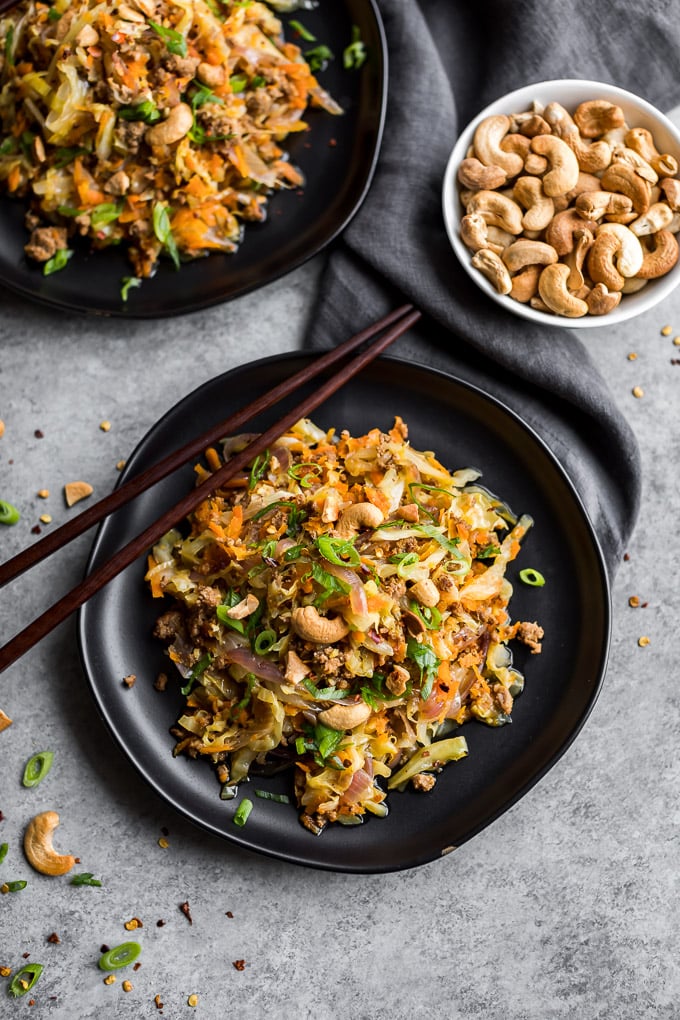 Whole30 Instant Pot Egg Roll Bowl