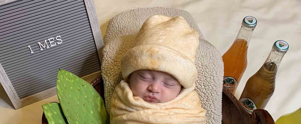 We're Definitely Stealing This Mom's Adorable Burrito Photo Shoot Idea For Our Babies
