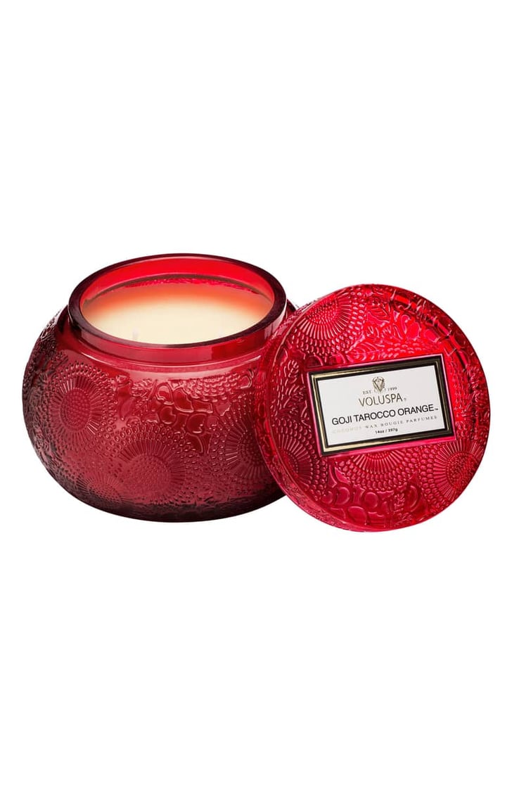 Voluspa Japonica Chawan Bowl TwoWick Embossed Glass Candle Best