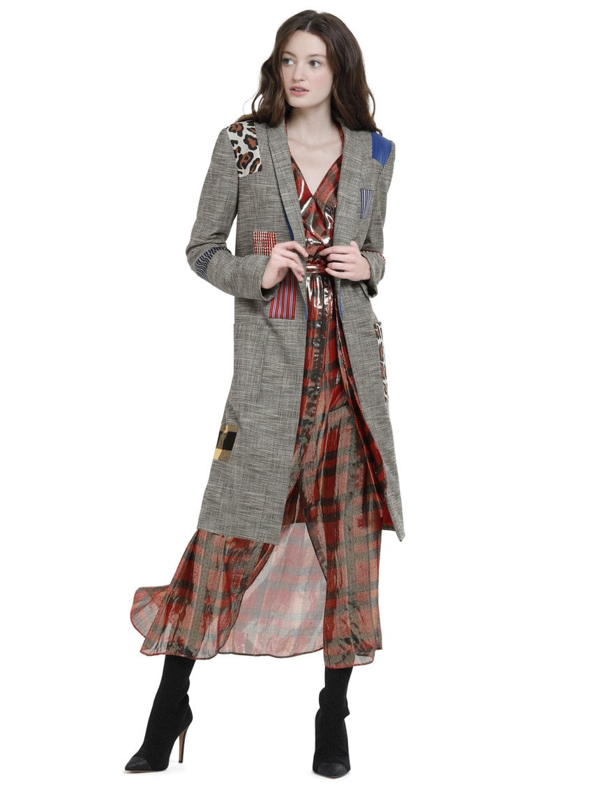 Alice and olivia patchwork jacket hotsell