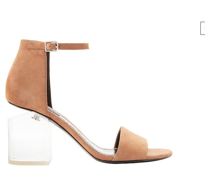 Alexander Wang Abby Lucite Heel Clay Sandals