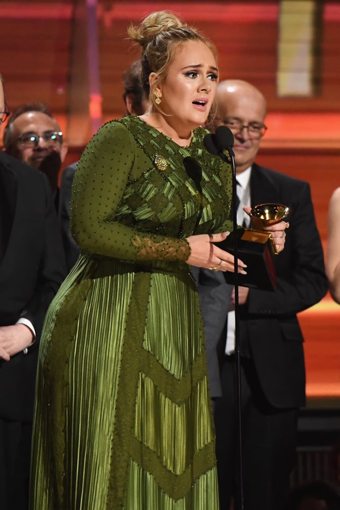 Adele at the 2017 Grammys