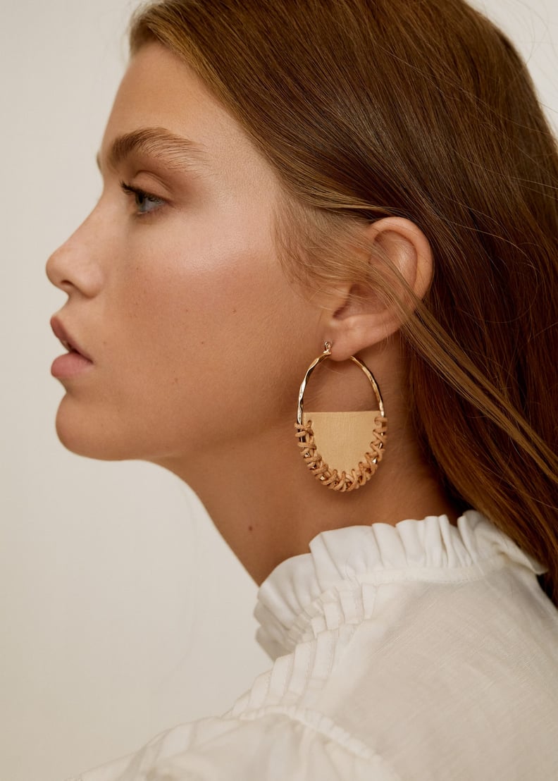 Mango Handmade Leather Earrings