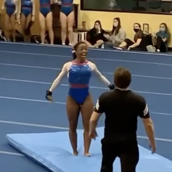 Watch High School Gymnast Brie Clark Land a Biles on Floor