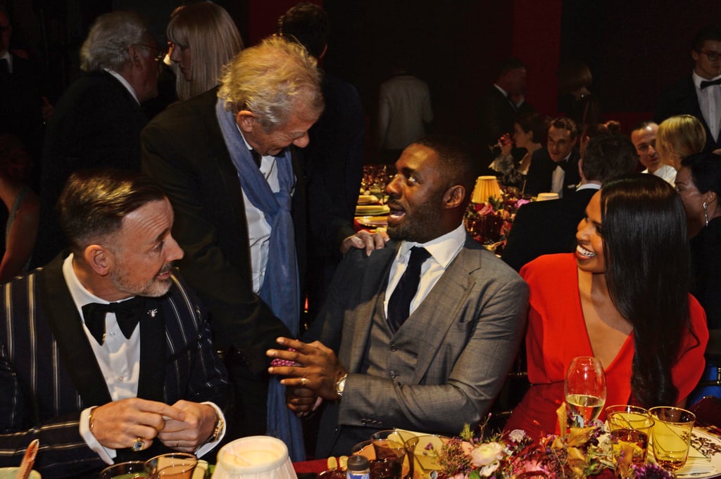 Idris Elba and Family at the Evening Standard Awards