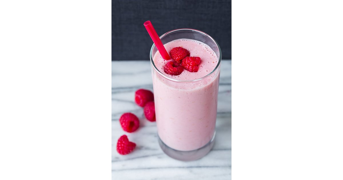 Raspberry Banana Smoothie Pink Smoothie Recipes POPSUGAR Fitness Photo 6
