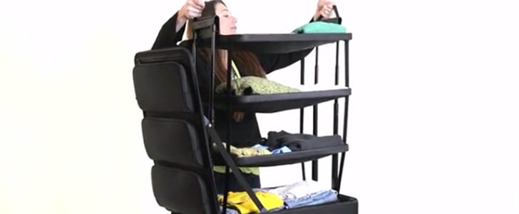 ShelfPack Suitcase With Shelves POPSUGAR Smart Living