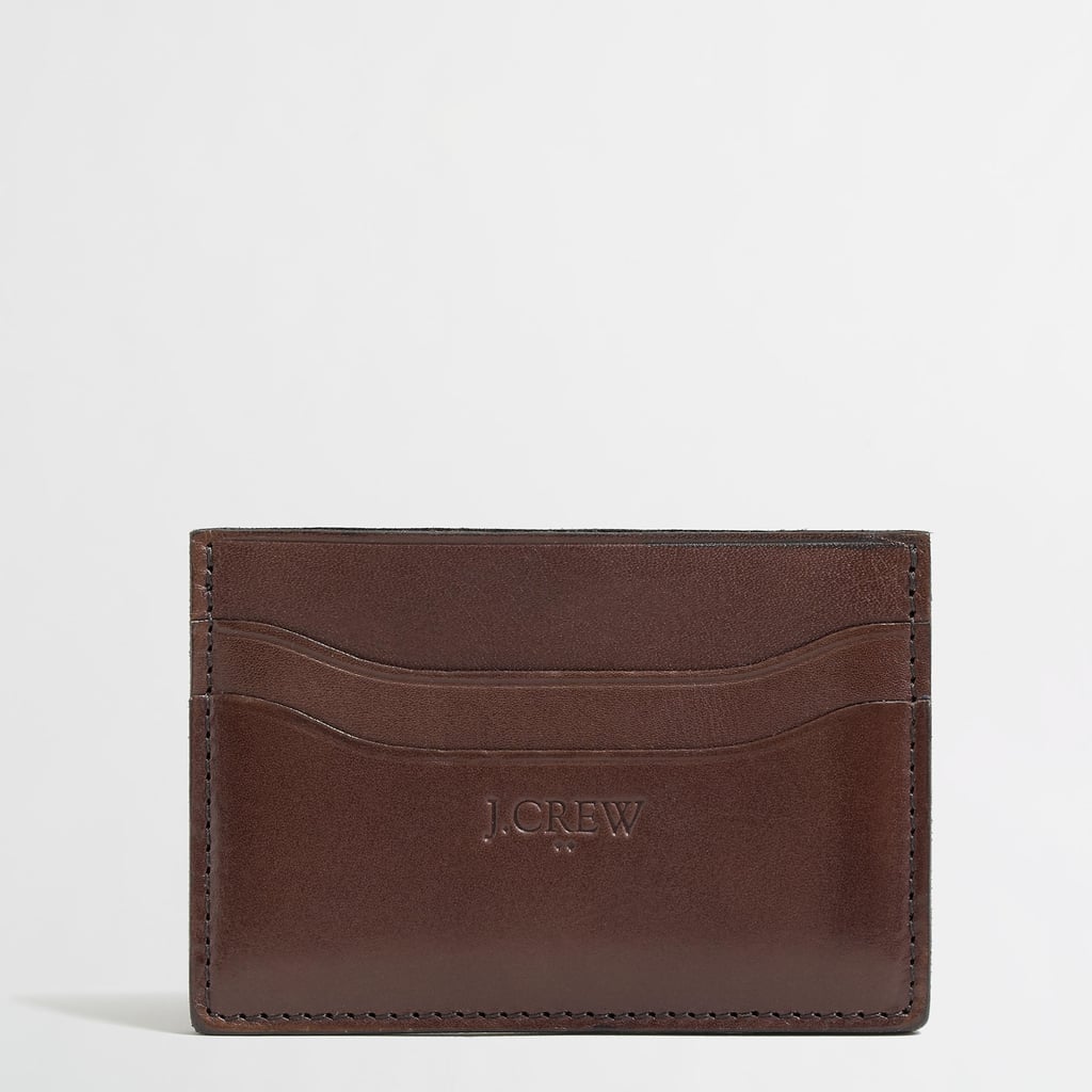J.Crew Factory Leather Card Holder Gifts For Dad Under 25 Latina