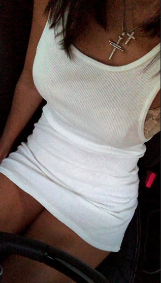 Kourtney Kardashian's White Ribbed Minidress