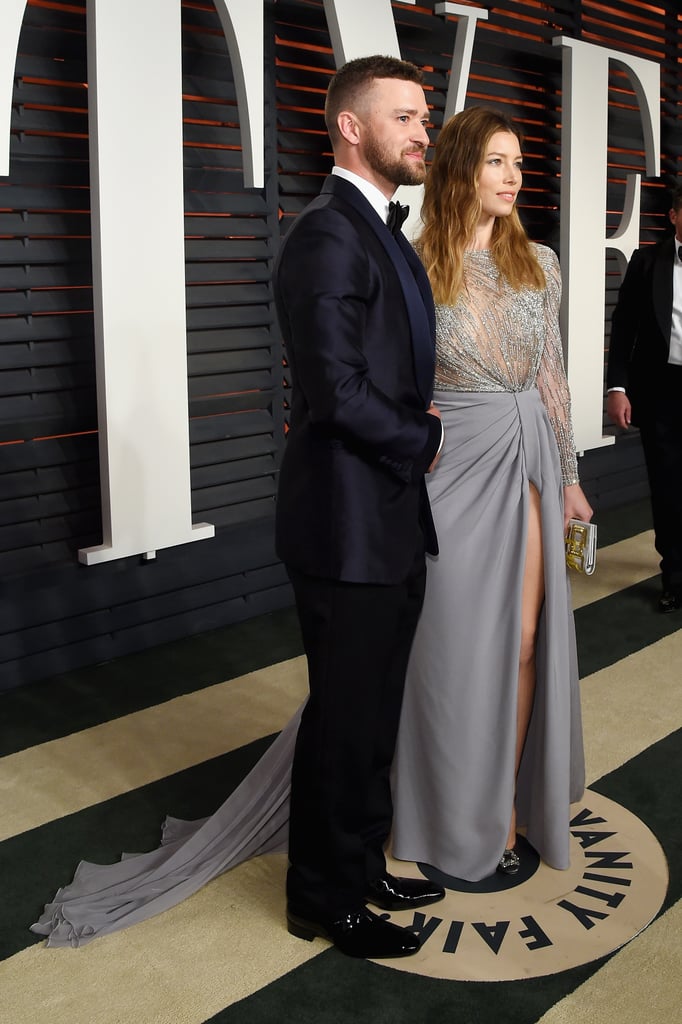 Justin Timberlake and Jessica Biel Vanity Fair Oscars 2016