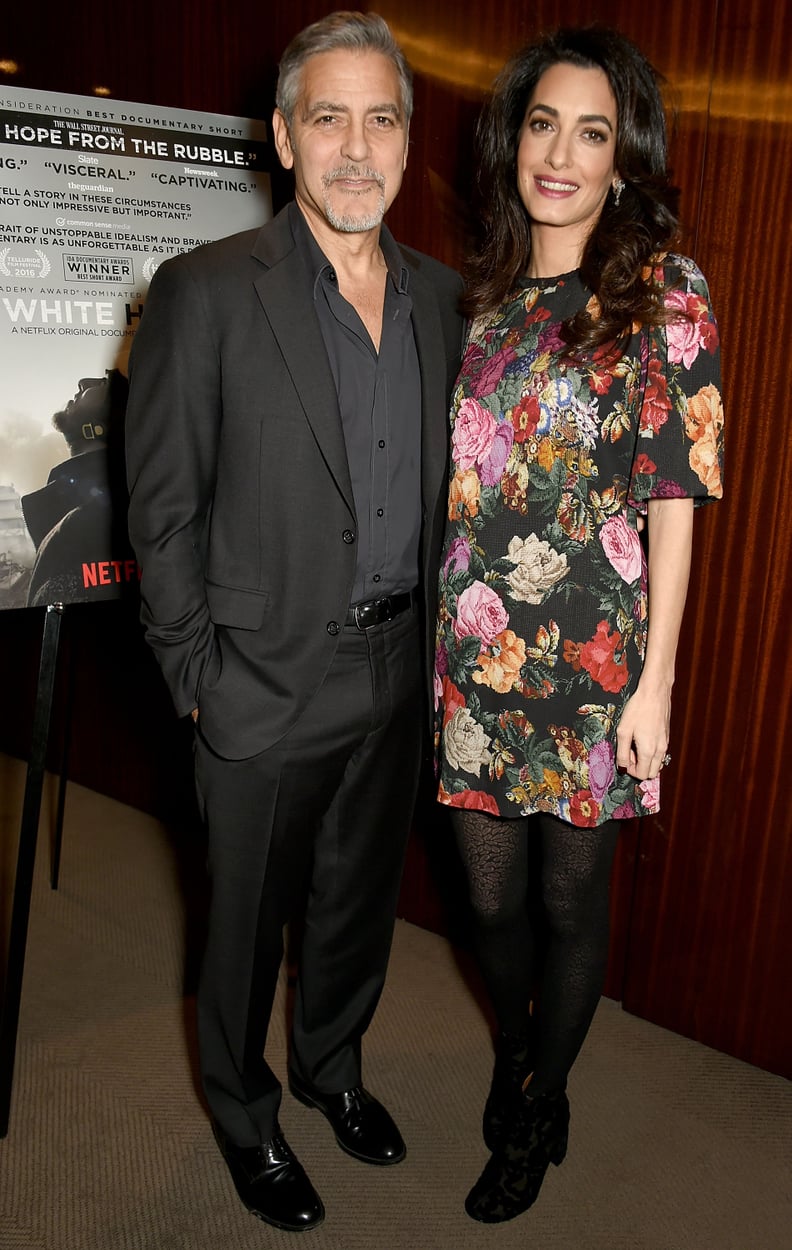 January: Amal Supported Her Husband at a London Movie Screening Hosted by George's Foundation