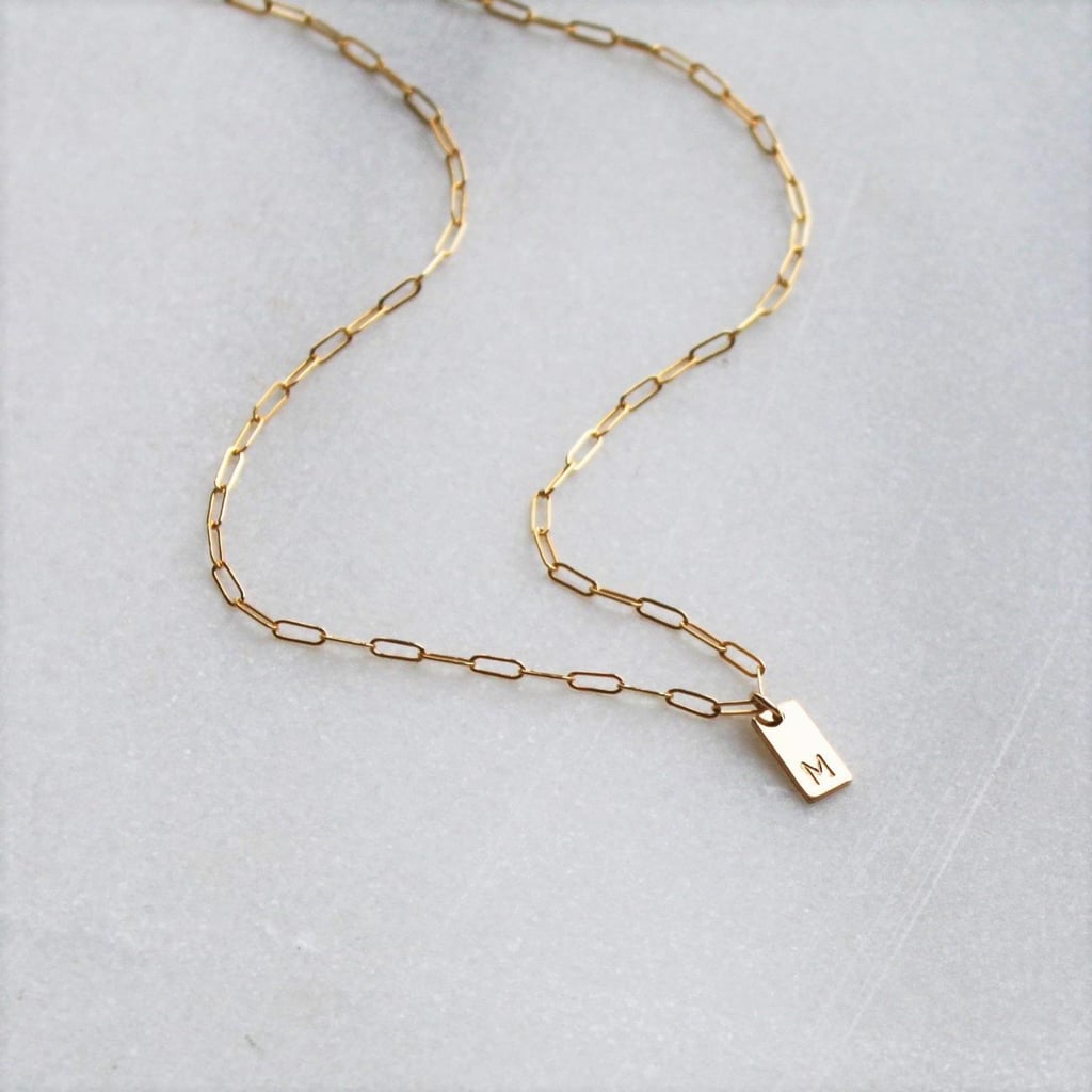 Initial Charm Necklace