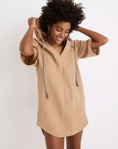 Madewell Hooded Cover-Up Tunic Dress