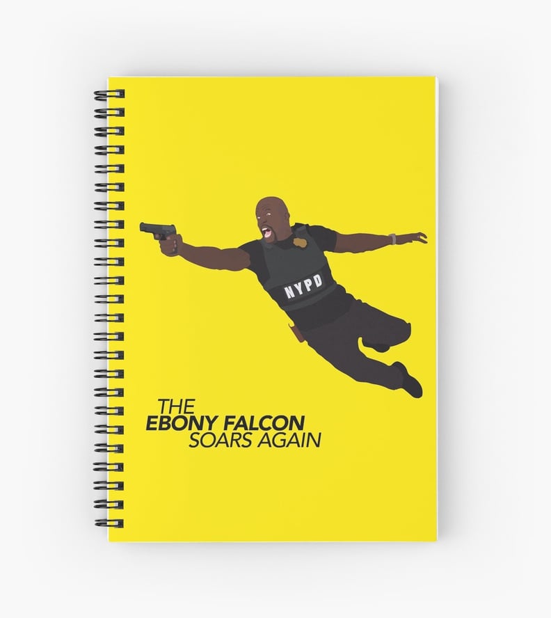 Ebony Falcon Spiral Notebook